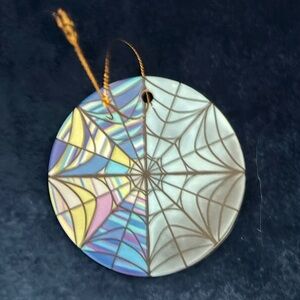 Wednesday and Enid Window Web Ornament